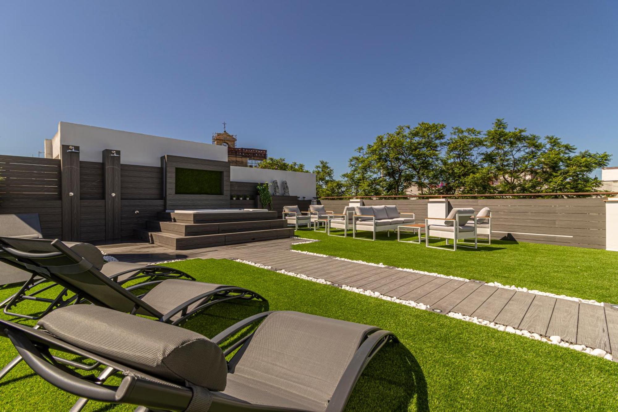 Allo Apartments Plateros Centro Jacuzzi Comunitario Jerez de la Frontera Exterior foto